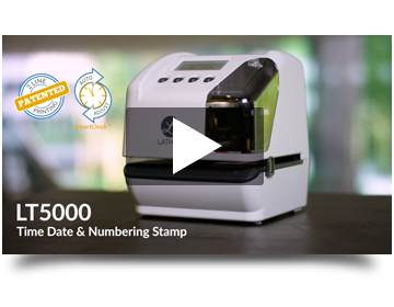 Electronic Document Date Time Stamp Machine Lathem Lt5000
